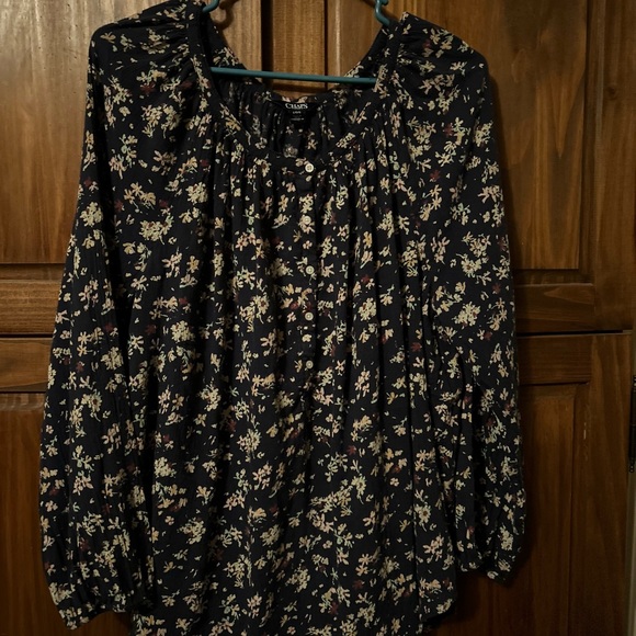 Chaps Floral Tunic - Picture 3 of 4